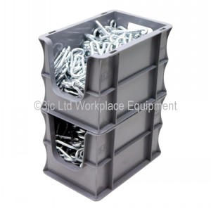 Heavy Duty Stacking Euro Box 30cm 7 Litre Open Front